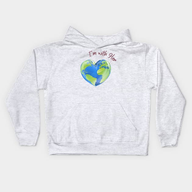 Mother Earth #5 Kids Hoodie by Mazzlo Shop